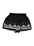 Charlotte Russe 100% Polyester Graphic Black Shorts Size XS - photo 1