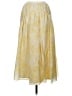 Vince. 100% Silk Tie-dye Yellow Silk Skirt Size S - photo 2