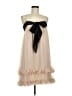 H&M 100% Polyester Tan Casual Dress Size 8 - photo 1