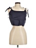 Old Navy 100% Cotton Blue Sleeveless Blouse Size M - photo 1