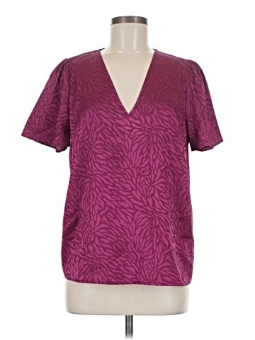 MICHAEL Michael Kors Short Sleeve Blouse (view 1)