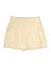 Shein 100% Polyester Solid Ivory Khaki Shorts Size 2 - photo 1