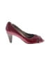 Ecco Red Burgundy Heels Size EU 38 - photo 1