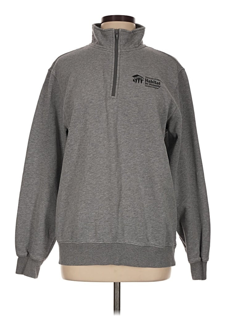 Pre-owned Sport-tek Sweatshirt In Gray