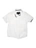 Kenneth Cole 100% Cotton Polka Dots White Short Sleeve Button-Down Shirt Size 4 - photo 1