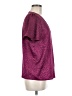 MICHAEL Michael Kors 100% Polyester Burgundy Short Sleeve Blouse Size M - photo 4