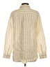 Gap 100% Linen Stripes Yellow Long Sleeve Button-Down Shirt Size S - photo 2