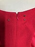 1901 Solid Burgundy Cocktail Dress Size 10 - photo 3