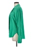 A.L.C. Green Long Sleeve Silk Top Size 8 - photo 5
