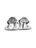 Bernardo Silver Flip Flops Size 7 - photo 2
