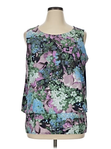 DG^2 by Diane Gilman Sleeveless Blouse (view 1)