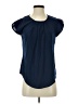 Unbranded 100% Polyester Blue Short Sleeve Blouse Size S - photo 1