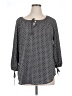 Faded Glory Gray 3/4 Sleeve Blouse Size XL - photo 1
