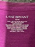 Lane Bryant Burgundy 3/4 Sleeve Top Size 22 - 24 Plus - photo 7