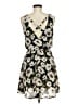 Lush 100% Polyester Floral Black Casual Dress Size M - photo 2