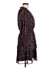 Aqua 100% Polyester Floral Purple Casual Dress Size M - photo 4