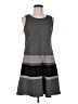 Hem & Thread Color Block Gray Casual Dress Size M - photo 1