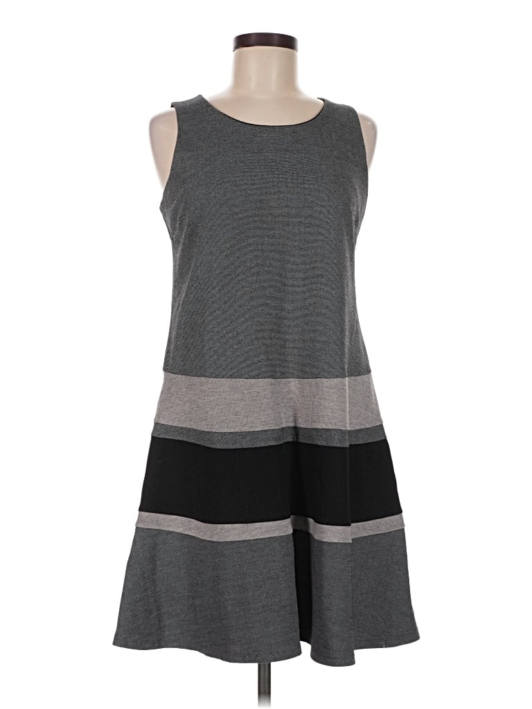 Pre-owned Hem & Thread Casual Dress In Gray