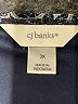 Cj Banks Blue Sleeveless Top Size 3X - photo 7