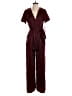 Xhilaration 100% Polyester Burgundy Jumpsuit Size S - photo 1