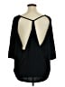 Fabletics Black 3/4 Sleeve Top Size XL - photo 2