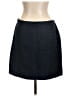 Ann Taylor LOFT Tweed Blue Black Casual Skirt Size 10 - photo 2