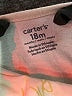 Carter's 100% Cotton Print Ivory Yellow Long Sleeve Onesie 12-18 MO / 18 MO - photo 3