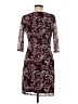 Zero Paisley Burgundy Cocktail Dress Size EU 38 / US 8 - photo 2
