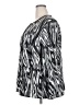 Jaclyn Smith Animal Print Silver Sleeveless Blouse Size 2X - photo 5