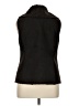 Talbots Black Faux Fur Vest Size 14 - photo 2