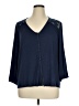 Rewind Blue 3/4 Sleeve Blouse Size 1X - photo 1