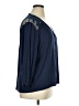 Rewind Blue 3/4 Sleeve Blouse Size 1X - photo 4