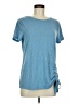 INC International Concepts Blue Short Sleeve Top Size M - photo 1