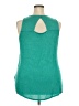 Fortune + Ivy 100% Polyester Teal Sleeveless Blouse Size XXL - photo 2