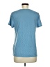 INC International Concepts Blue Short Sleeve Top Size M - photo 2