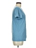 INC International Concepts Blue Short Sleeve Top Size M - photo 4