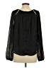 Aqua Black Long Sleeve Blouse Size S - photo 2