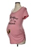 Violet & Ruby Pink Short Sleeve T-Shirt Size Sm Maternity - photo 1