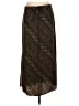 Assorted Brands 100% Polyester Paisley Brown Casual Skirt Size M (estimated) - photo 1