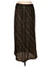 Assorted Brands 100% Polyester Paisley Brown Casual Skirt Size M (estimated) - photo 2
