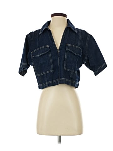 Zara Short Sleeve Button-Down Shirt (view 1)