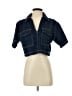 Zara Blue Short Sleeve Button-Down Shirt Size S - photo 1