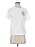 Sandro 100% Cotton White Short Sleeve T-Shirt Size Sm (1) - photo 1