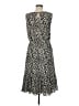 Talbots Animal Print Black Casual Dress Size 8 - photo 2
