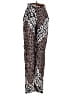 grass-fields Animal Print Brown Casual Pants Size 6 - photo 1