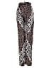 grass-fields Animal Print Brown Casual Pants Size 6 - photo 2