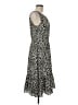 Talbots Animal Print Black Casual Dress Size 8 - photo 4