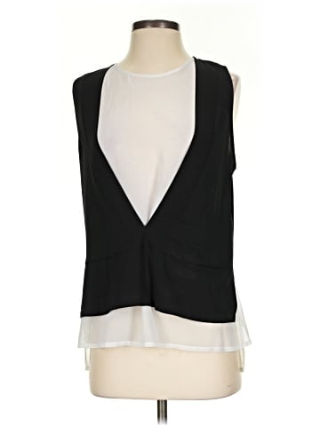 Zara W&B Collection Sleeveless Blouse (view 1)