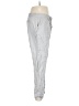 Cynthia Rowley 100% Linen Silver Linen Pants Size 10 - photo 4