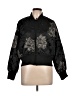 Members Only 100% Polyester Graphic Black Track Jacket Size L - photo 1